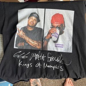 Knock-off Supreme Three 6 Mafia tee